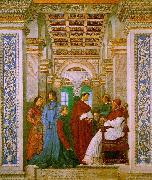 Sixtus II with his Nephews and his Librarian Palatina